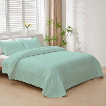 Colcha Bouti Icelands Greta Garbo Cama 90 Cm Verde