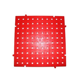 Ud. Pavimento Placas Pvc Rejillas 50x50x2,5 Cms Color Rojo