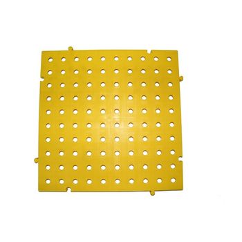 Placas Pvc Rejillas 50x50x2,5 Cms Color Amarillo