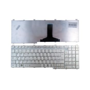 Teclado Plateado Para Portátil Toshiba Satellite A500 A505 A505d