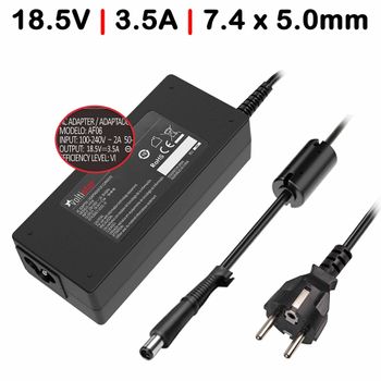 Cargador Para Portátil Hp 18.5v 3.5a 65w Clavija Con Pin