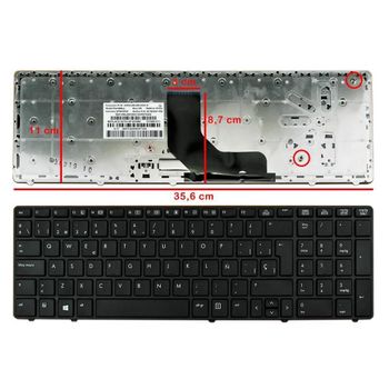 Teclado Para Portátil Hp Elitebook 8560p Probook 6560b 6565b 6570b