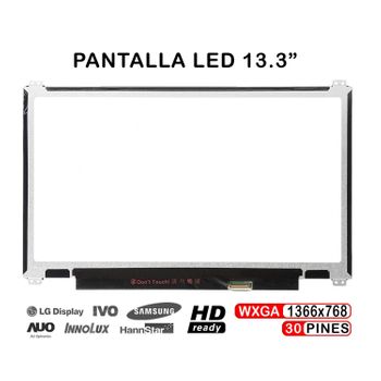 Pantalla Led De 13.3" Para Portátil Hb133wx1-402 M133nwn1