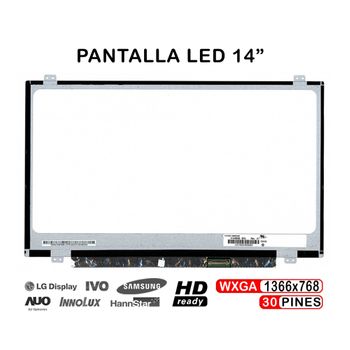 Pantalla Led De 14" Para Portátil Lenovo Fru 00up061 B140xtn02.e