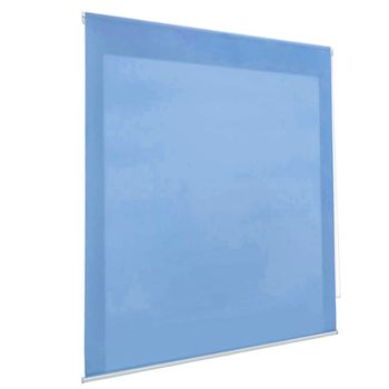 Estor Enrollable Translúcido Liso,  Pasa La Luz (90x180 Cm, Azul)- Aitsse