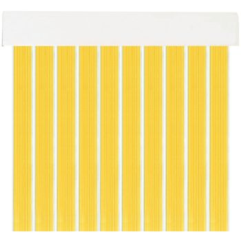 Cortina De Pvc 90x210cm Para Puerta Exterior O Interior (l3, Amarillo)- Home Mercury