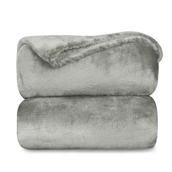 Manta Borreguito Sherpa Reversible 220x240 Cm, Manta Cama O Sofá,  Multiusos, Extra Suave Marrón Home Mercury con Ofertas en Carrefour