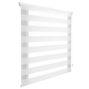 Cortina de tiras cintas espiral para puertas 120 cm - Blanco