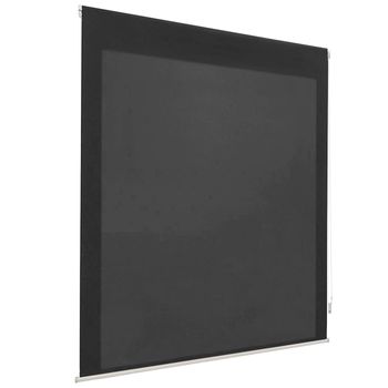 Estor Enrollable Translúcido Liso (150x180 Cm, Negro) - Home Mercury