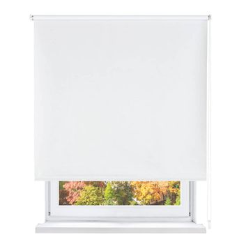 Estor Enrollable Opaco, Blackout  (blanco, 150x180cm)