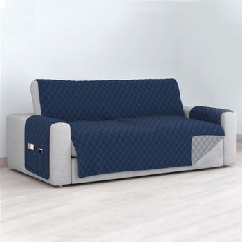 Funda De Sofa Elástica Adaptable Alba, 4 Plazas - 210 - 240 Cm. Marron  Estoralis con Ofertas en Carrefour