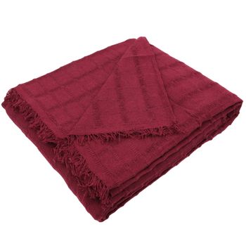 Colcha Multiusos Algodón Anna Verde 230x290 Cm, Plaid Cama, Cubrecama,  Jarapa Sofá, Foulard Sofá, Cubresofá con Ofertas en Carrefour