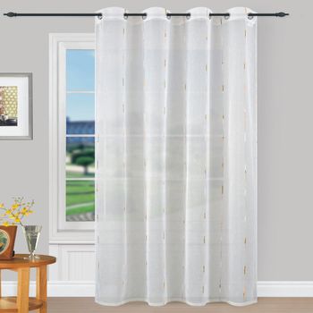 Barra cortina extensible BELL blanca 160-300 cm - Conforama