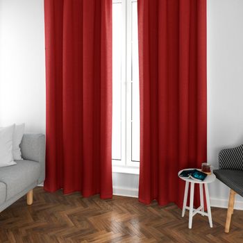 Cortinas Opacas, Blackout, Térmicas Aislantes Del Frio Y Del Calor (granate) - Home Mercury