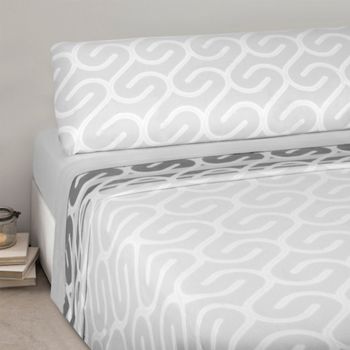 Juego De Sábanas Térmicas De Invierno, Ropa De Cama 3 Piezas(cama 135,  Lunares Gris)- Home Mercury con Ofertas en Carrefour