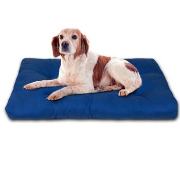 Cama De Mascota, Colchón Reversible, Relleno De Espuma Para Interior Y Exterior (small, Azul)home Mercury