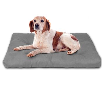 Cama De Mascota, Colchón Reversible, Relleno De Espuma Para Interior Y Exterior (small, Gris)home Mercury