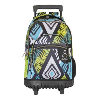 Mochila Compact Landmark Con Ruedas Perona 58292