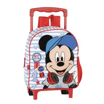 Mochila Con Ruedas Guardería Mickey Best Perona 58431