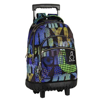 Mochila Con Ruedas Compacta Campro Print Perona 58789