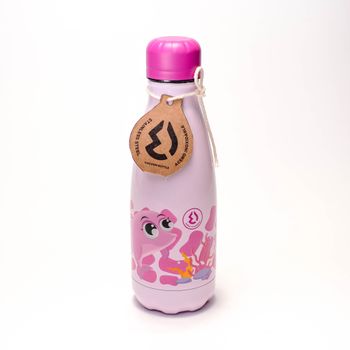 Water Revolution - Botella Térmica Infantil De Acero Inoxidable 350 Ml. Kids Delfines