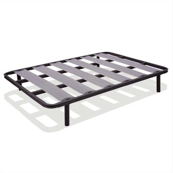 Somier 160x200 Cm Tubo Acerado 40x30 Mm Láminas Anchas Con Sistema  Anti-ruido. Patas No Incluidas. con Ofertas en Carrefour