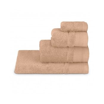 Todocama- Juego De 2 Toallas De Baño Grandes 70x140cm Beige 100