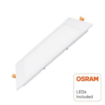 Lámpara Empotrable 225mm Placa Cuadrada 20w 2200lm Downlight Techo Osram - 3000k