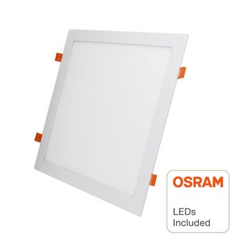 Placa Cuadrada Empotrable 30cm 30w 3300lm Downlight Techo Osram Chip - 6000k