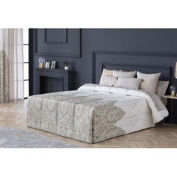 Edredón Nórdico 300gr Bicolor Reversible Cama 135/140cm Aqua / Gris Claro  Donegal Collections con Ofertas en Carrefour