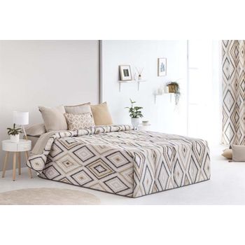 Edredón Conforter Zafra Beige Para Cama De 105 Cm