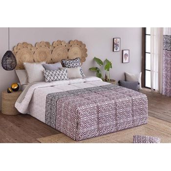 Edredon Conforter Jacquard Suances Rosa Para Cama De 150 Cm con Ofertas en  Carrefour