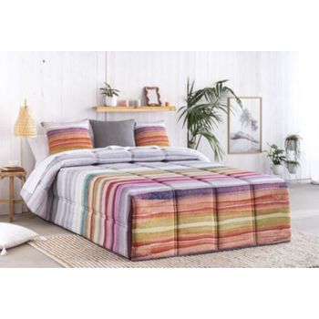 Juego De Sábanas Azul Cama 135x190/200 Cm Don Descanso Atenea con Ofertas  en Carrefour