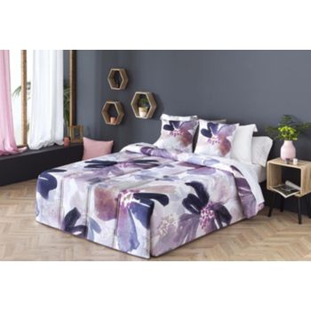 Edredón confort acolchado 200 gr jacquard rosa cama 135 (190x265