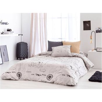 Edredón Nórdico Estampado Cama 135/140cm Flow Reversible Azul Donegal  Collections con Ofertas en Carrefour