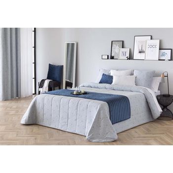 Colcha Bouti Jacquard Para Invierno Con Relleno Cerler Aqua Para Cama De 90 Cm