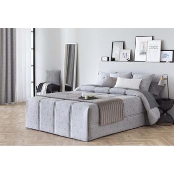 Edredon Conforter Jacquard Cerler Gris Para Cama De 90 Cm