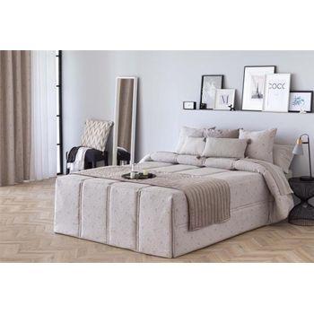 Edredon Conforter Jacquard Cerler Vison Para Cama De 90 Cm