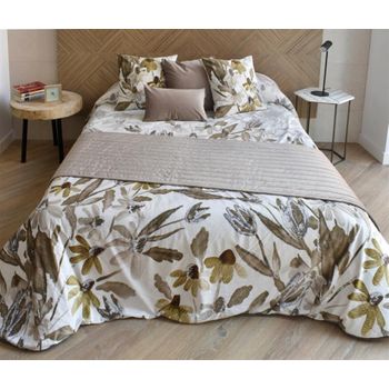 Edredon Conforter Velvet Reinosa Tejido Aterciopelado Para Cama De 105 Cm