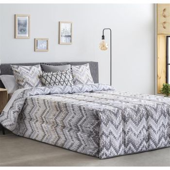 Acomoda Textil – Edredón Nórdico De Sedalina Con Borreguito 240x250cm.  Edredón Sherpa Estampado Para Cama De 135 Y 150, Manta Cama Matrimonio Y  Sofá De Invierno, Cálida Y Suave. (lunares) con Ofertas