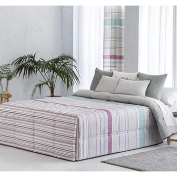 Edredón Nórdico Estampado Reversible Naia Para Cama De 90 Cm con Ofertas en  Carrefour