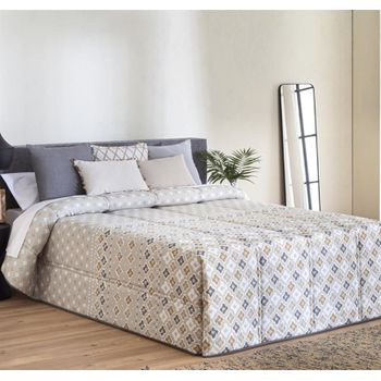 Edredon Conforter Jacquard Suances Rosa Para Cama De 150 Cm con Ofertas en  Carrefour