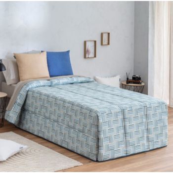 Edredon Conforter Velvet Bermeo Tejido Aterciopelado Para Cama De 135 Cm  con Ofertas en Carrefour