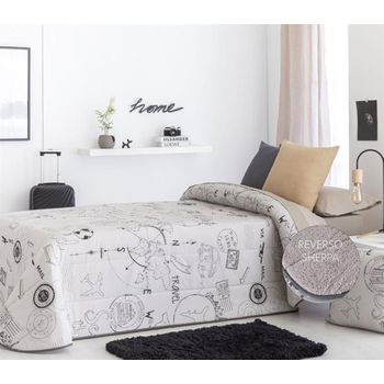 EDREDON NORDICO ESTAMPADO SCALE CAMA 90