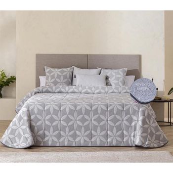 Colcha De Invierno Borreguito + Cojines Camomila Gris Cama 135cm 235x260cm  Donegal Collections con Ofertas en Carrefour