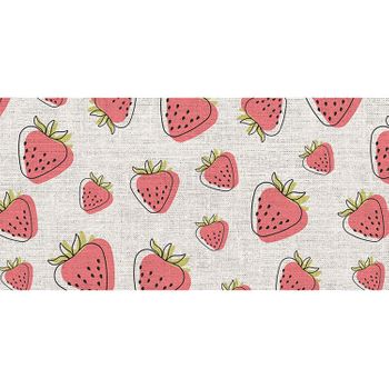 Alfombra Vinílica Fresas 97x48cm