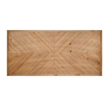 Cabecero Étnico Villa 165x80 Cm - Cama 140/152 - Madera Natural