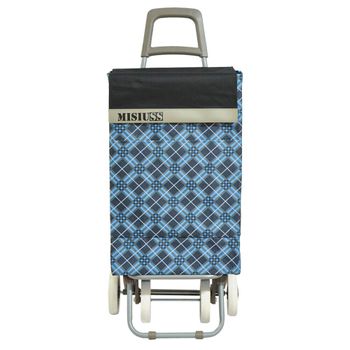 Carro Carrito De Compra Plegable Ligero 100x41x33cm 4 Ruedas Modelo 14