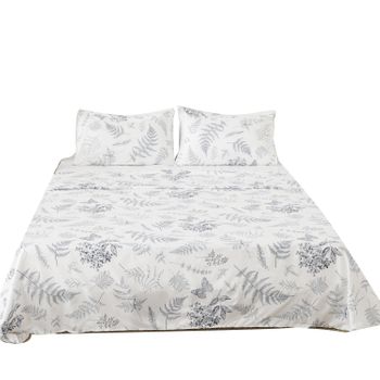 Juego De Sabanas 4 Piezas Cama 160cm Adecuado Para Cama 135/150, Modelo 5 Estampadas, Oeko Tex 100% Microfibra Poliester Transpirable