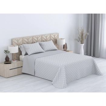 Colcha Bouti Estampada 100% Poliéster - Leeds Cama 135 (235x260cm) Mimocasa